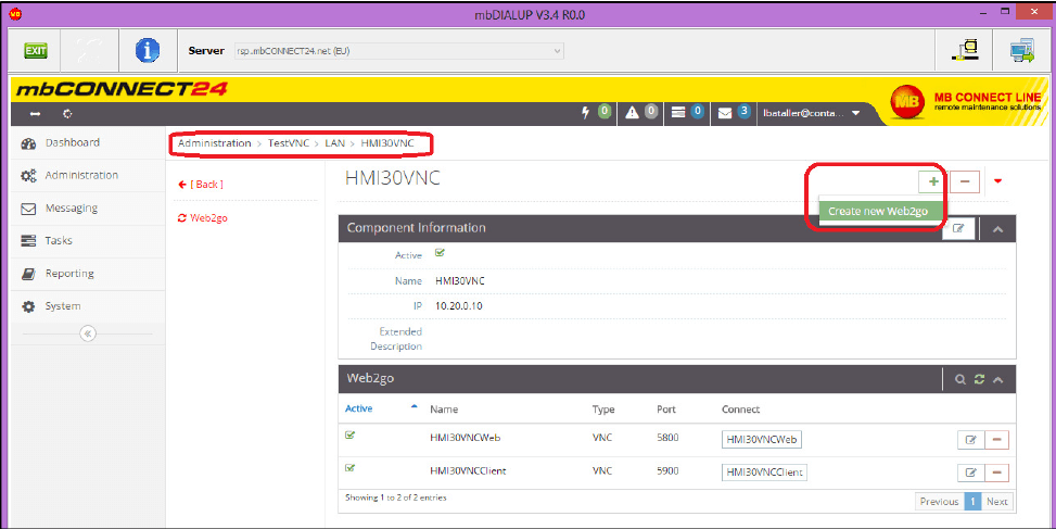 ejemplo configuración router